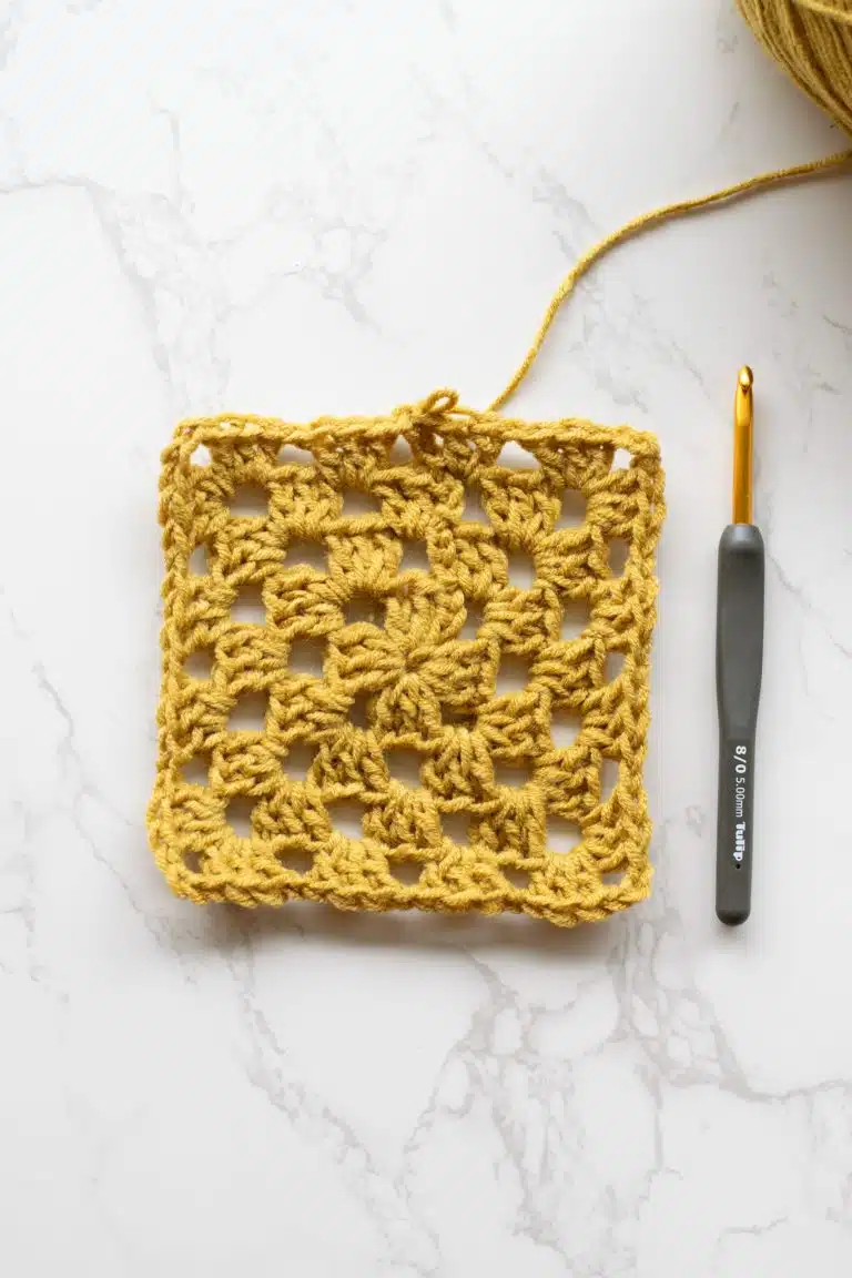 how to crochet classic granny square