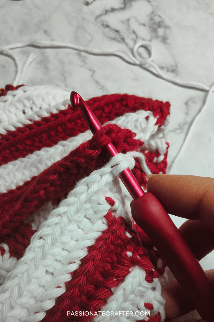 How to slip stitch joining method in crochet