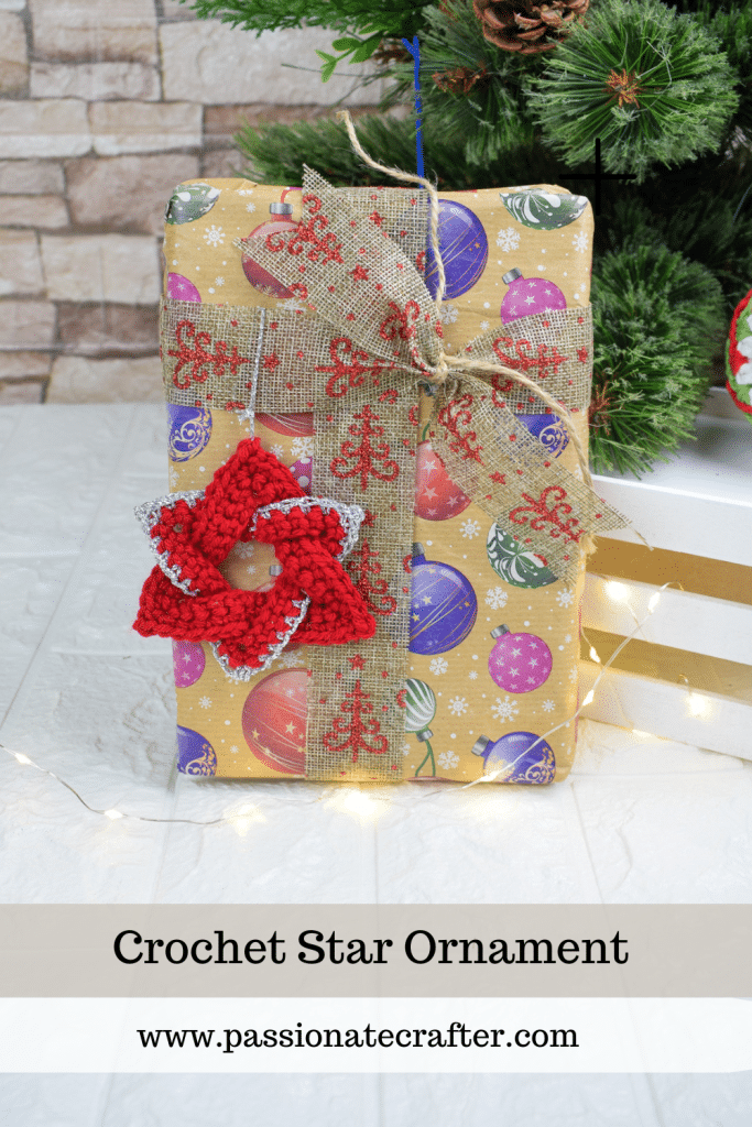 Crochet Star Christmas Ornament for beginners!