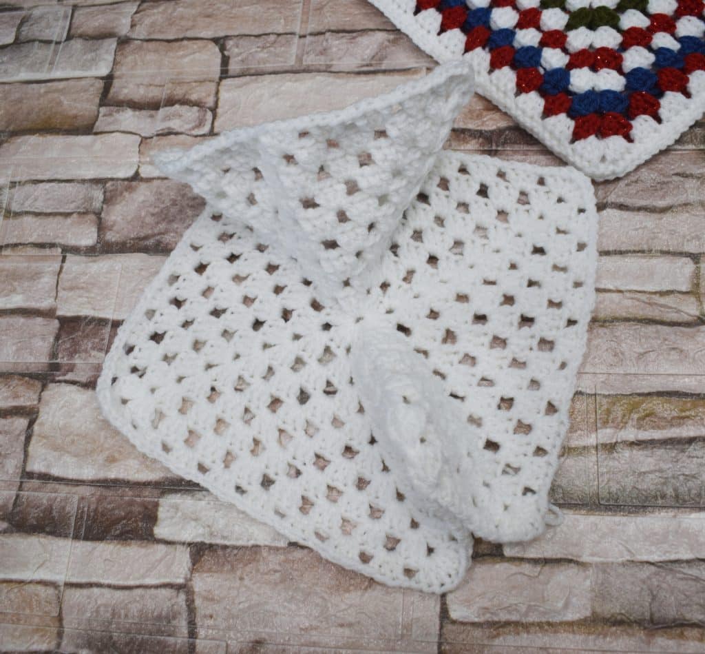 crochet hexagon stocking