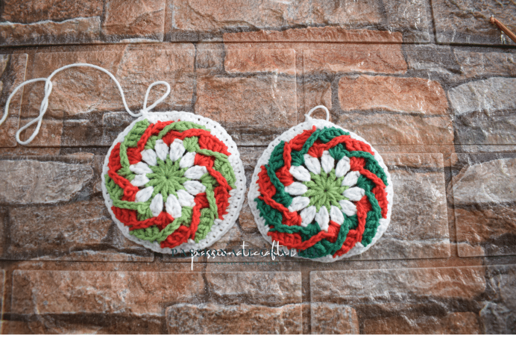 DIY Christmas baubles ornament