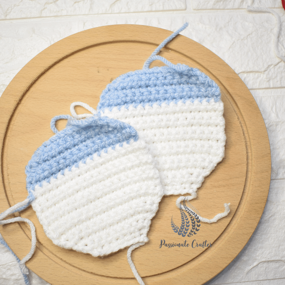 crochet snowman head