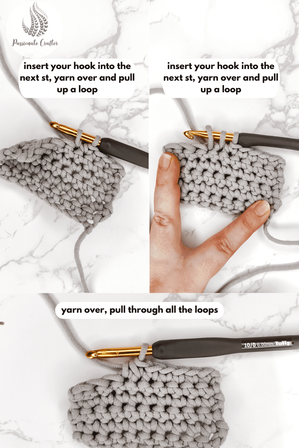 how to do a single crochet decrease