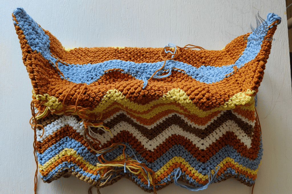 how the side seam of bag looks like