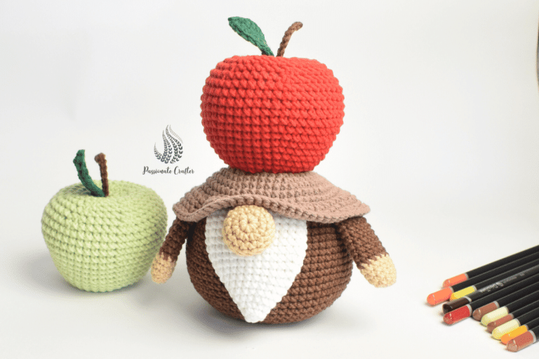 crochet apple gnome free pattern