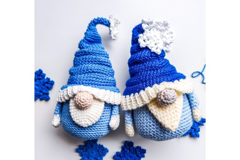 Crochet Gnome – The Winter Slouchy Hat Gnome