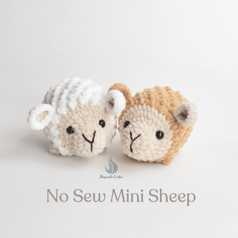 no sew mini sheep free crochet pattern