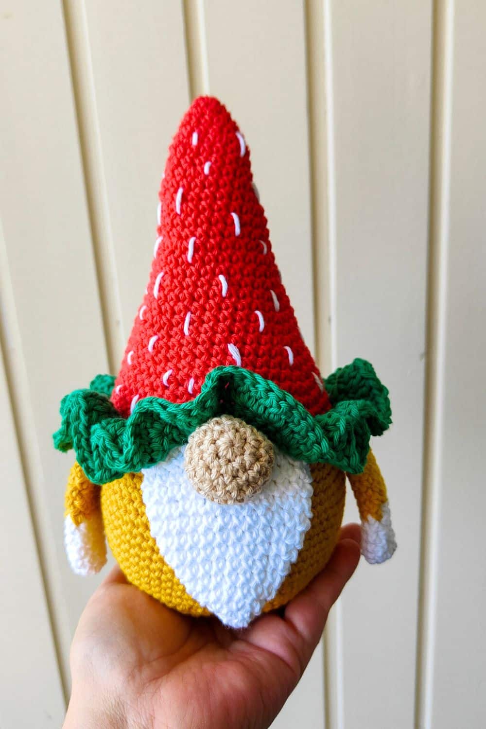 Crochet summer gnome free pattern