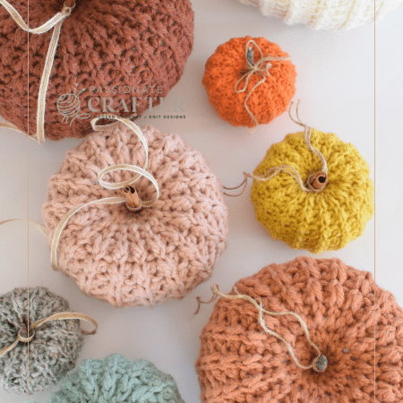 Crochet Pumpkin in 6 different sizes free pattern