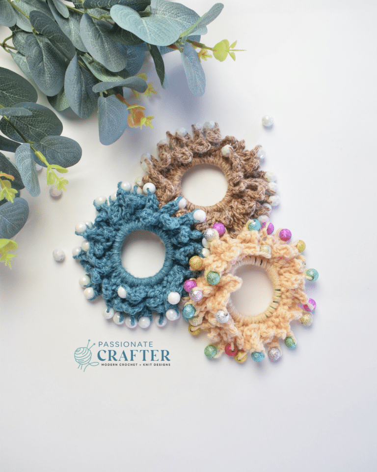 crochet hair tie