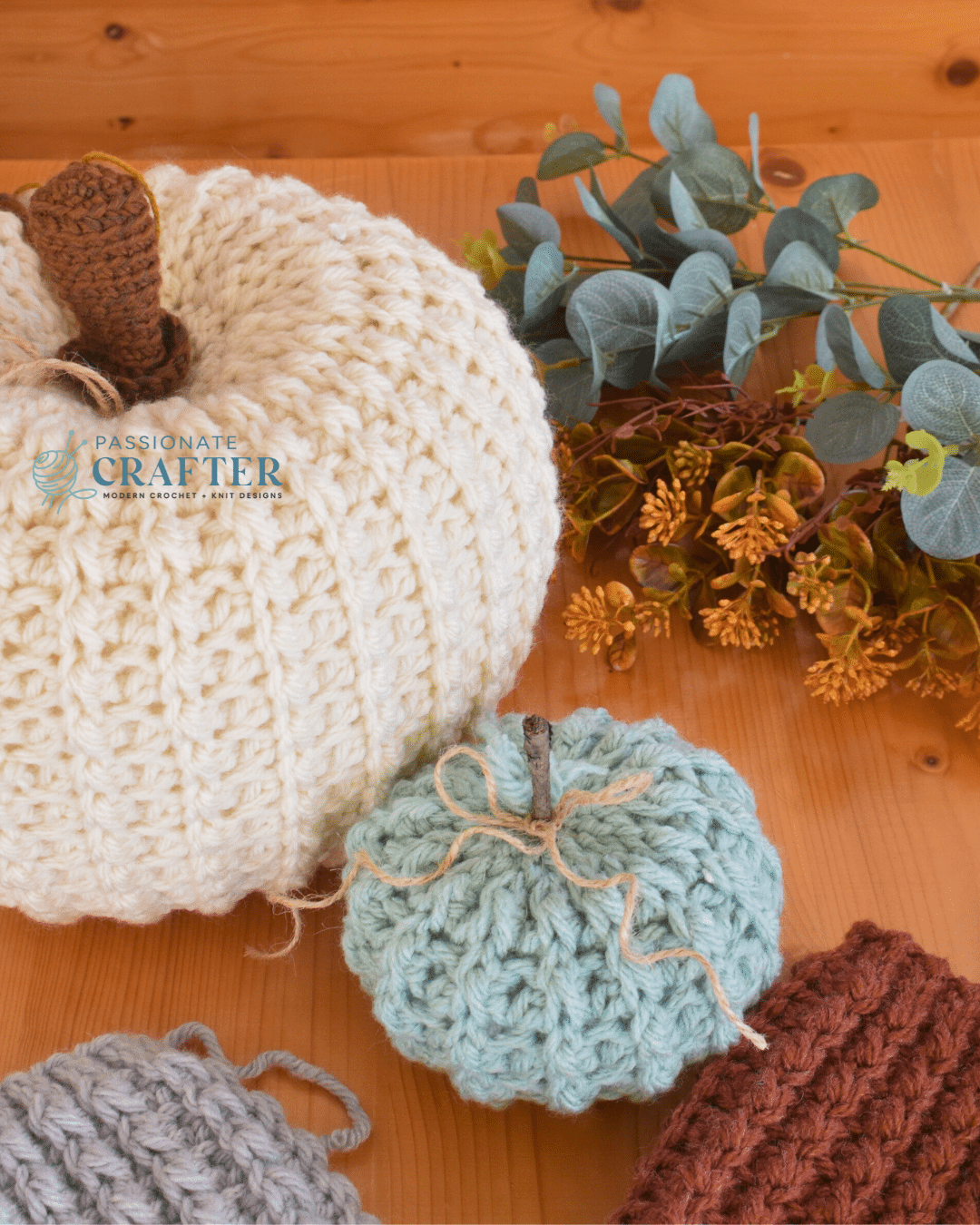 Crochet Pixel Pumpkin for beginners