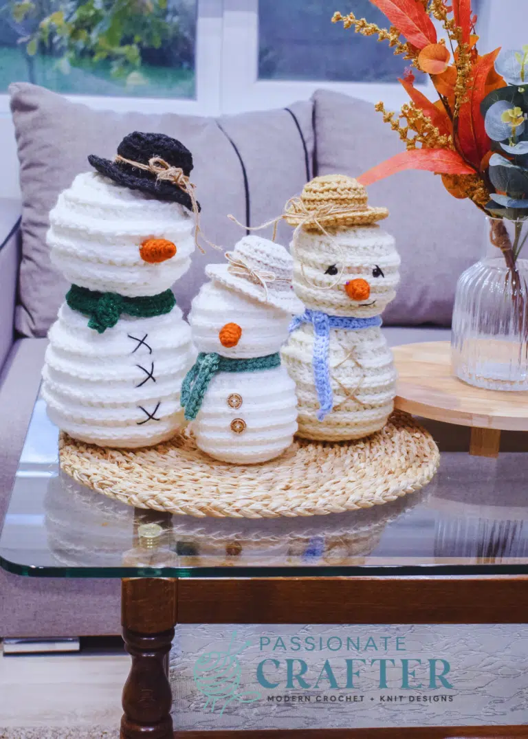 Crochet Snowmen Pattern Free