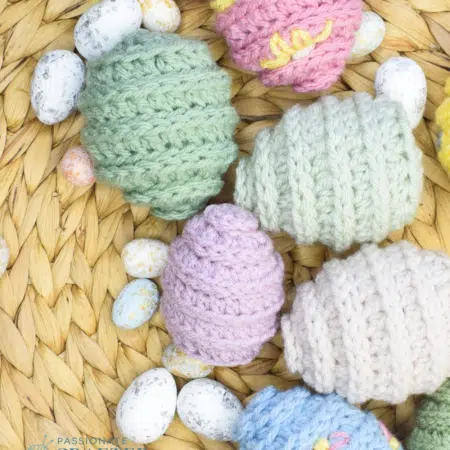 Crochet Easter Eggs Rustic Free Pattern