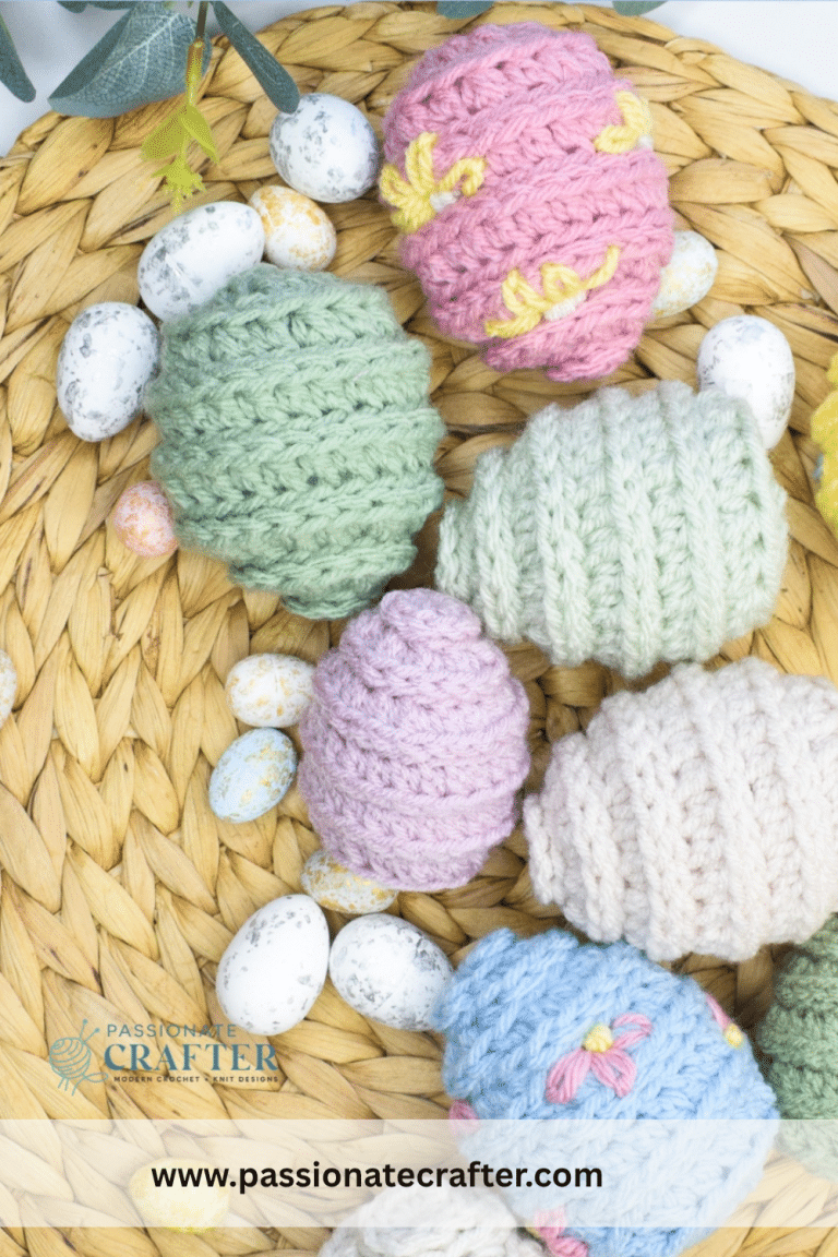 Crochet Easter Eggs Rustic Free Pattern