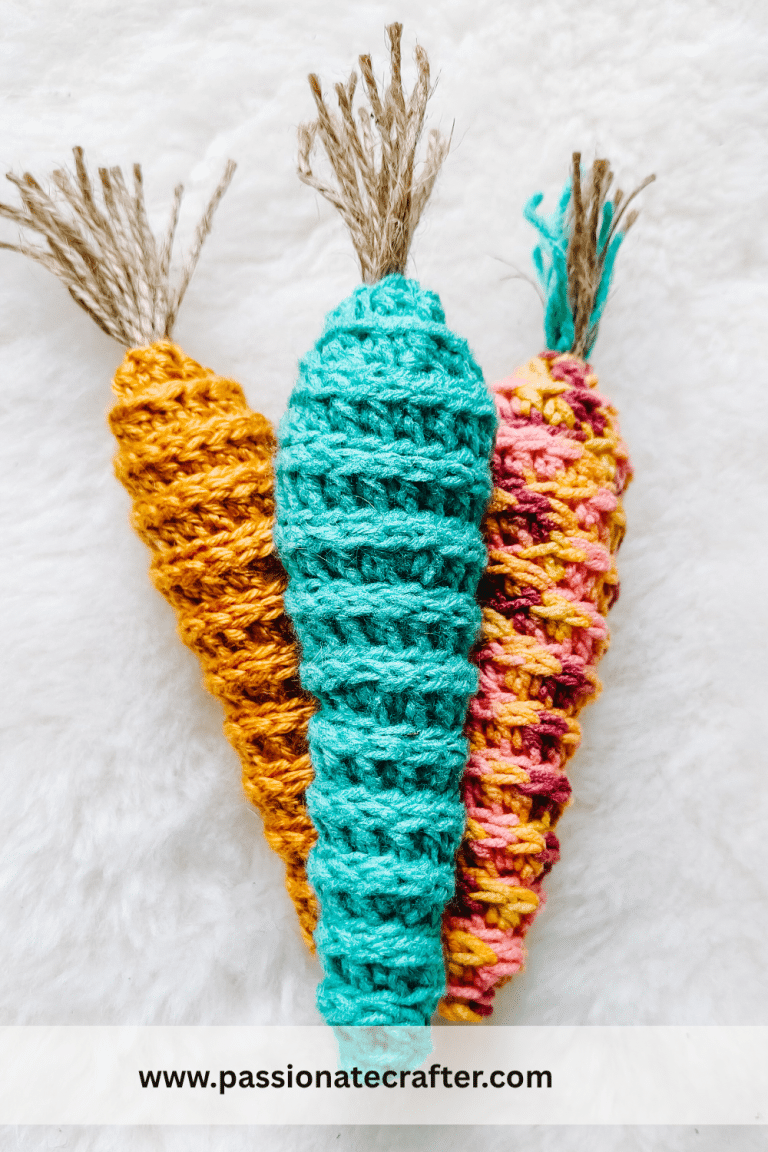 Spring/Easter Crochet Carrot Free Pattern